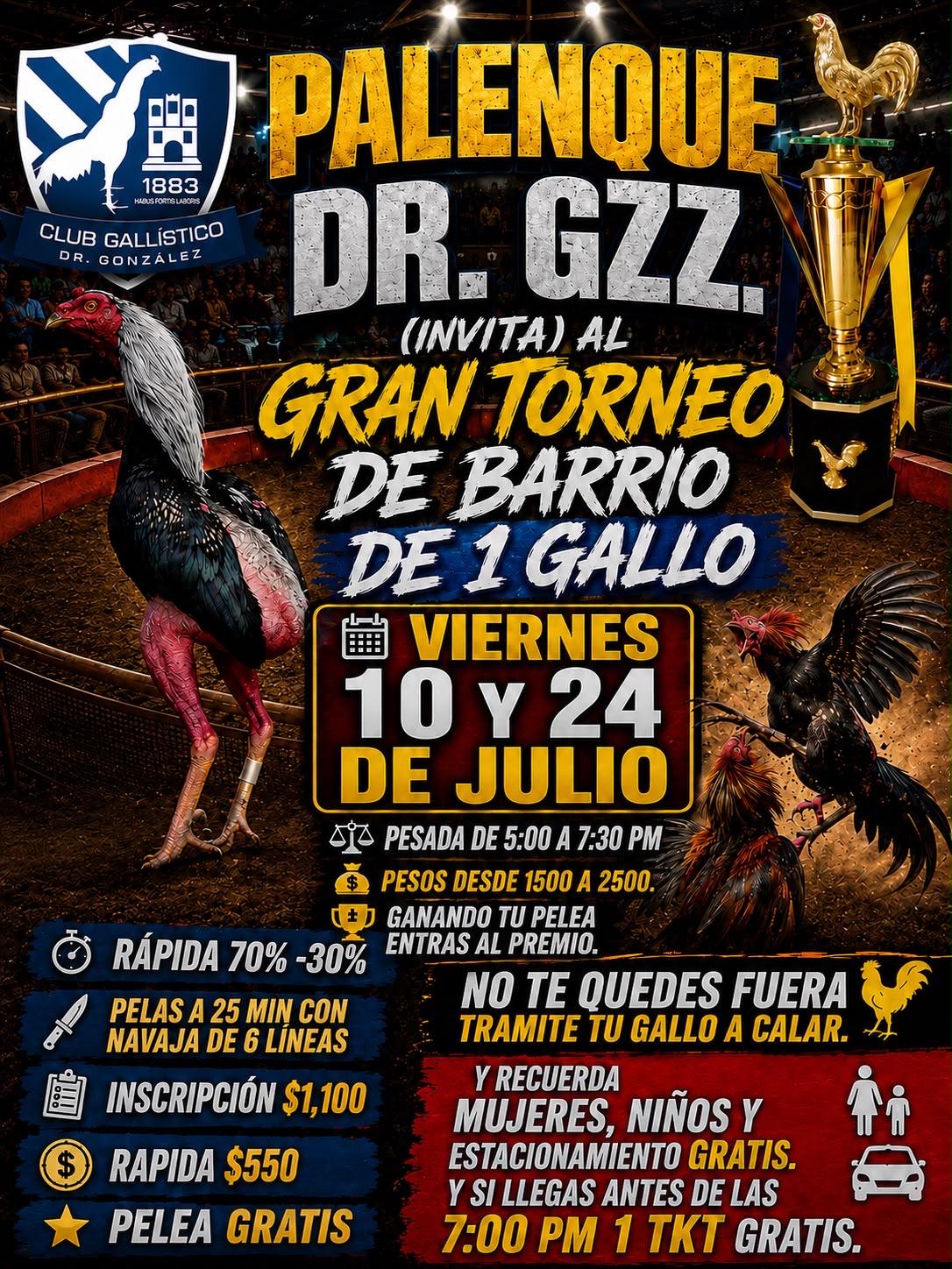 GRAN TORNEO DE BARRIO DE 1 GALLO G